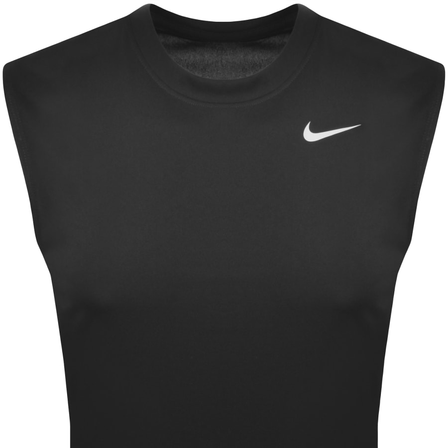Image number 2 for Nike Training Dri Fit Vest T Shirt Black