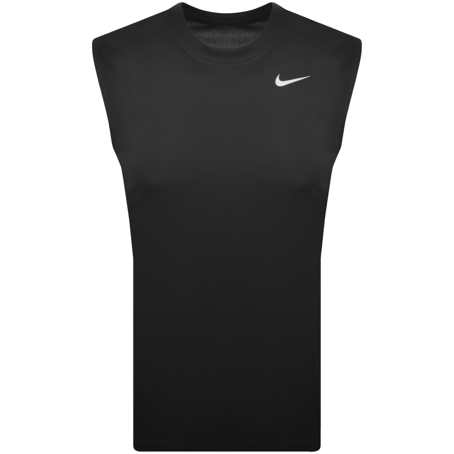 Image number 1 for Nike Training Dri Fit Vest T Shirt Black