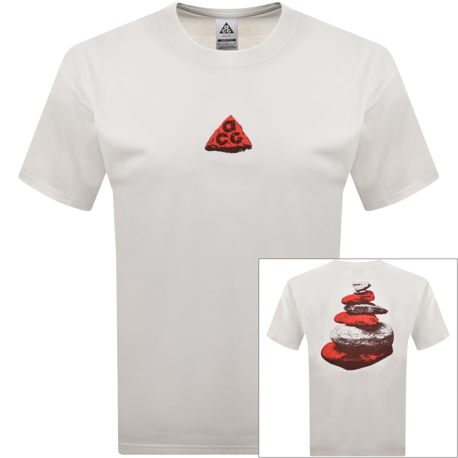 Image number 1 for Nike AGC Logo T Shirt White