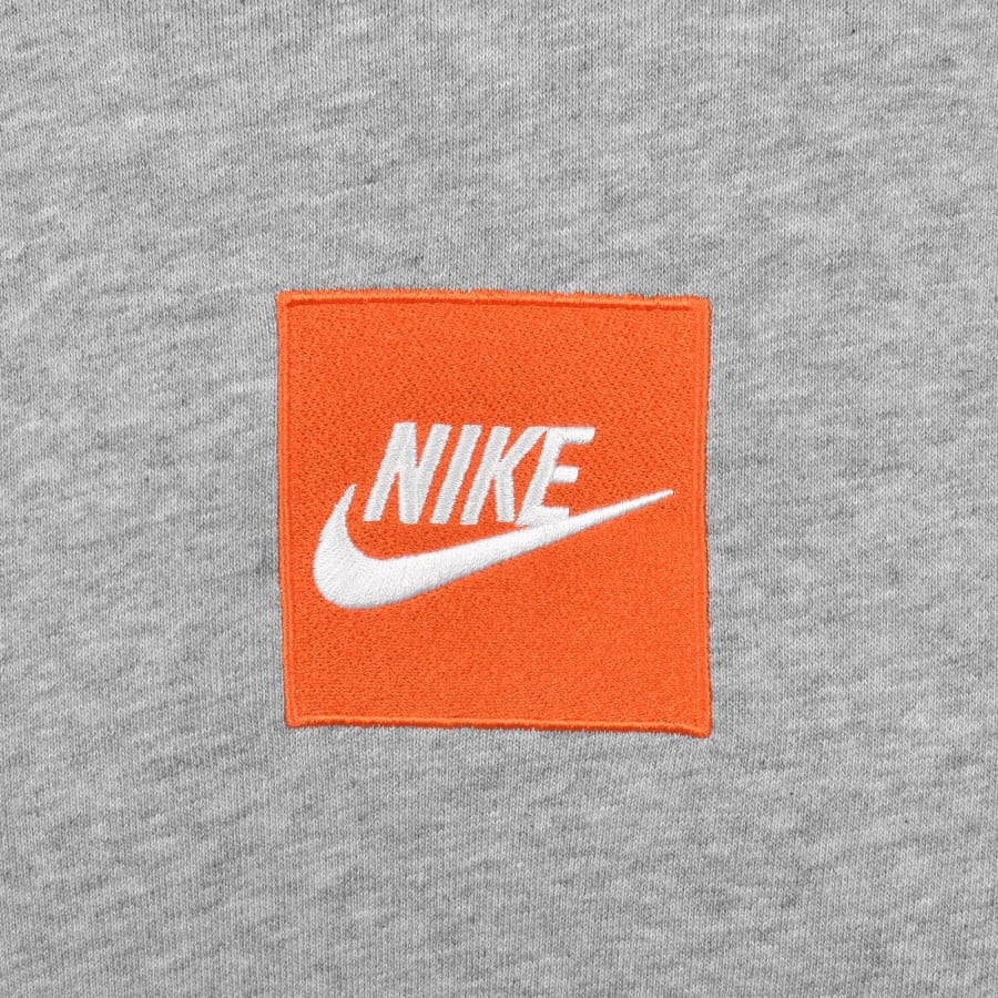 Image number 3 for Nike Logo Hoodie Grey