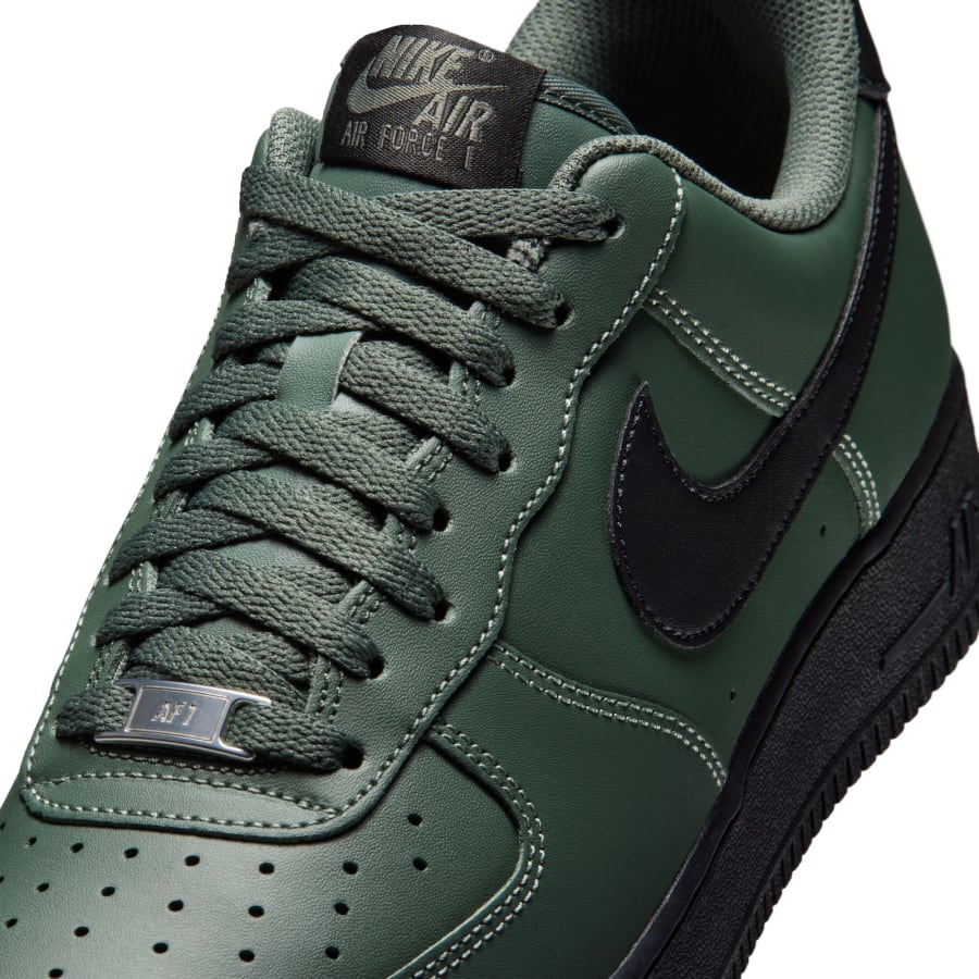 Image number 4 for Nike Air Force 1 Trainers Camo Green