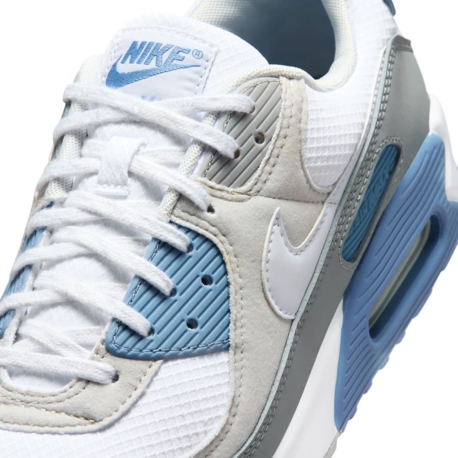 Image number 4 for Nike Air Max 90 Premium Trainers White