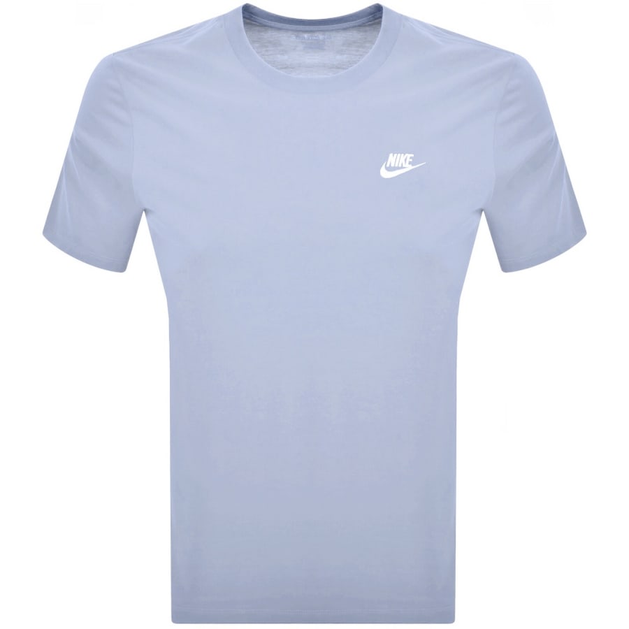 Image number 1 for Nike Crew Neck Club T Shirt Purple