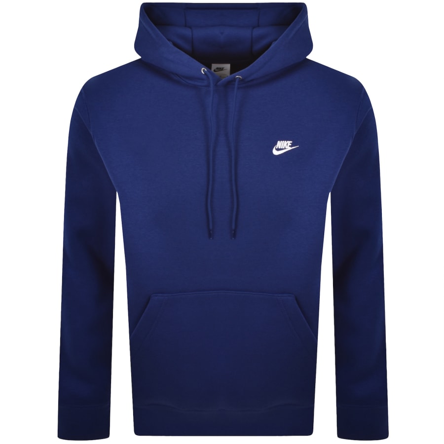 Image number 1 for Nike Club Hoodie Blue