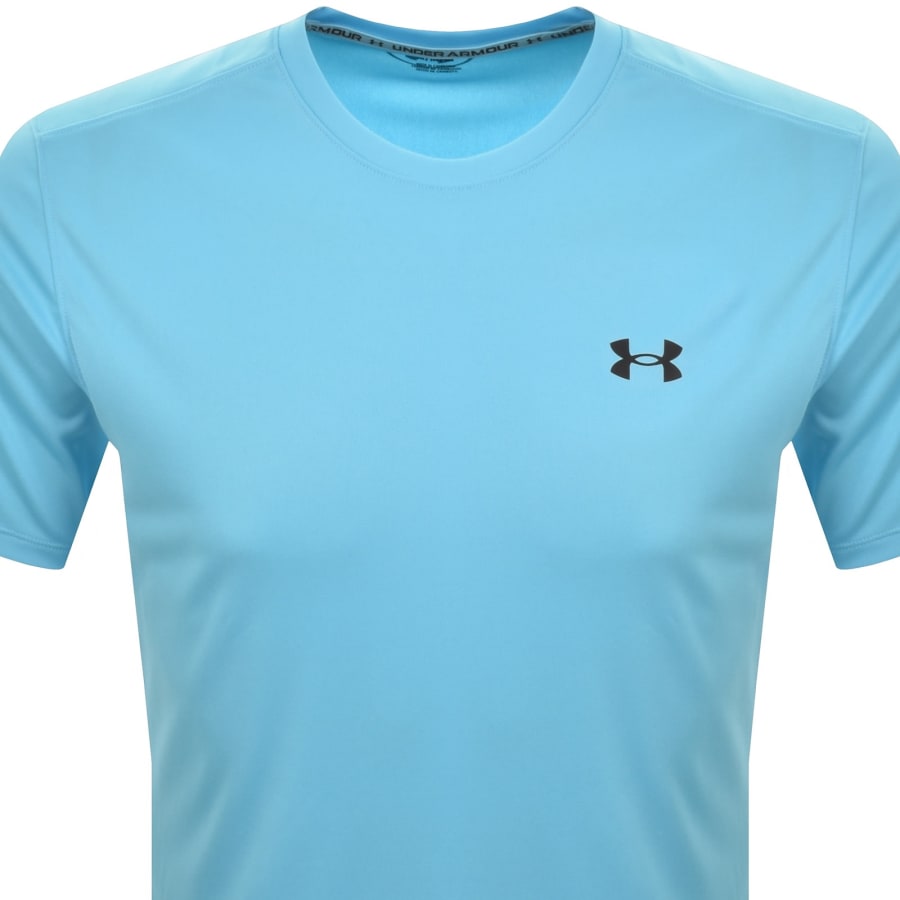 Image number 2 for Under Armour Tech Utility T Shirt Fresco Blue