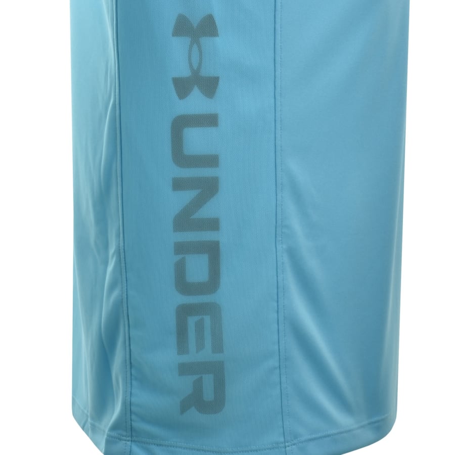 Image number 4 for Under Armour Tech Utility T Shirt Fresco Blue