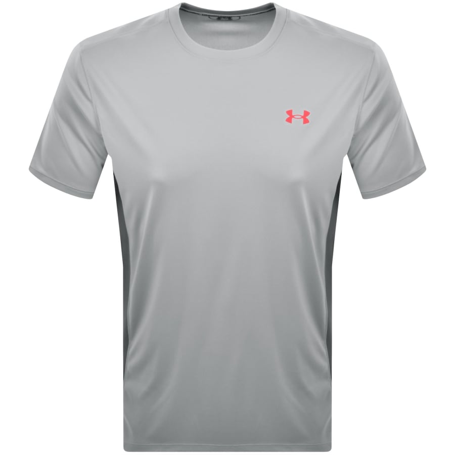 Image number 1 for Under Armour Tech Utility T Shirt Mod Grey