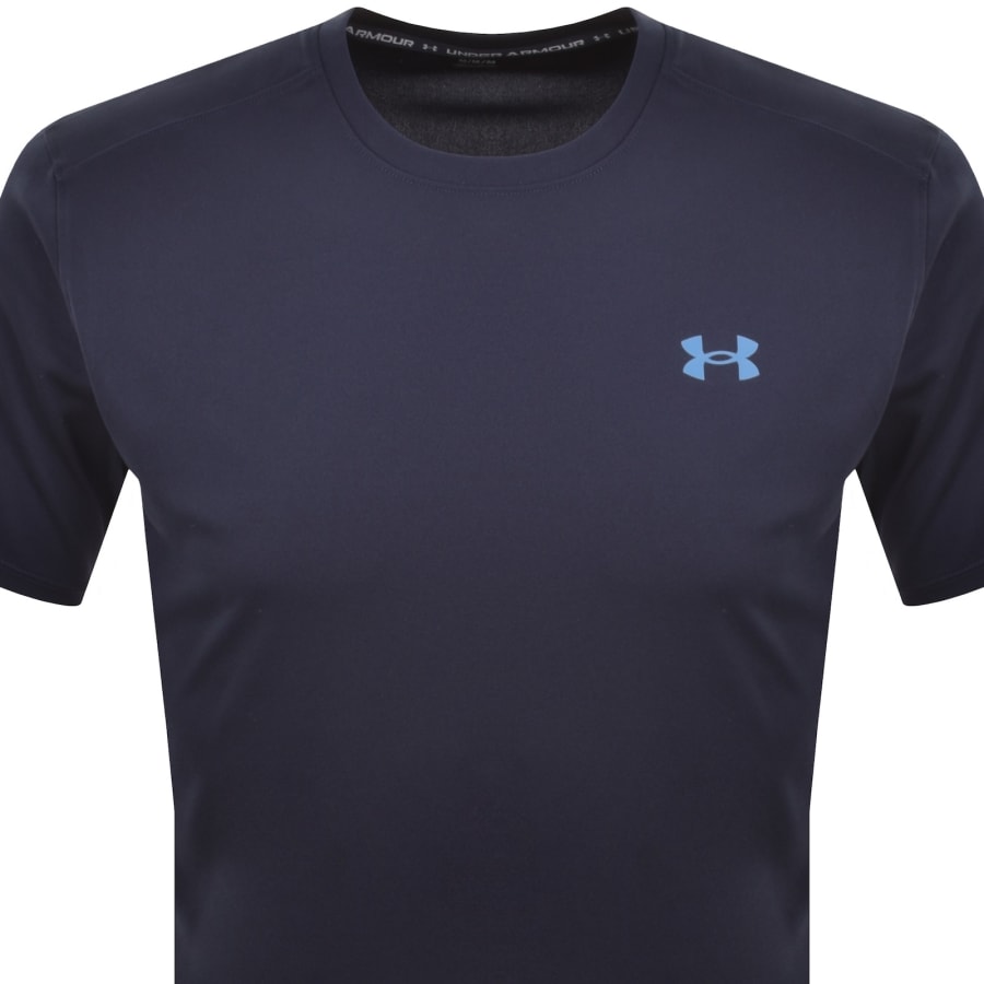 Image number 2 for Under Armour Tech Utility T Shirt Navy