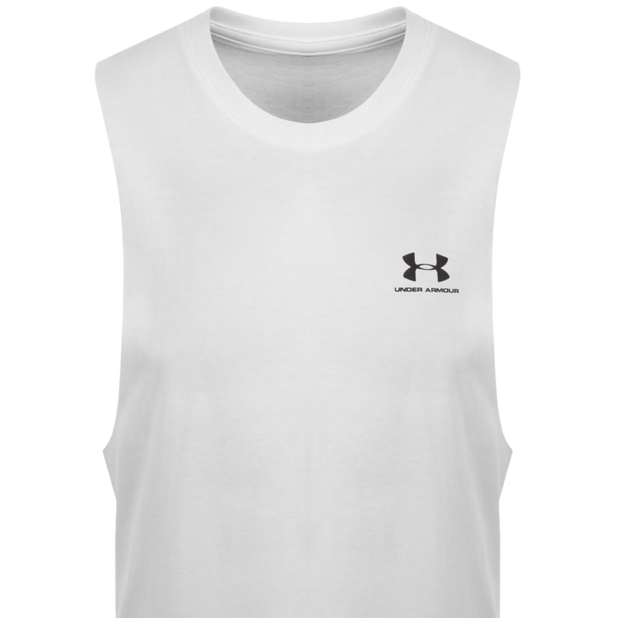 Image number 2 for Under Armour Logo Vest White