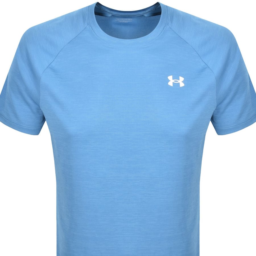Image number 2 for Under Armour Tech Textured T Shirt Blue