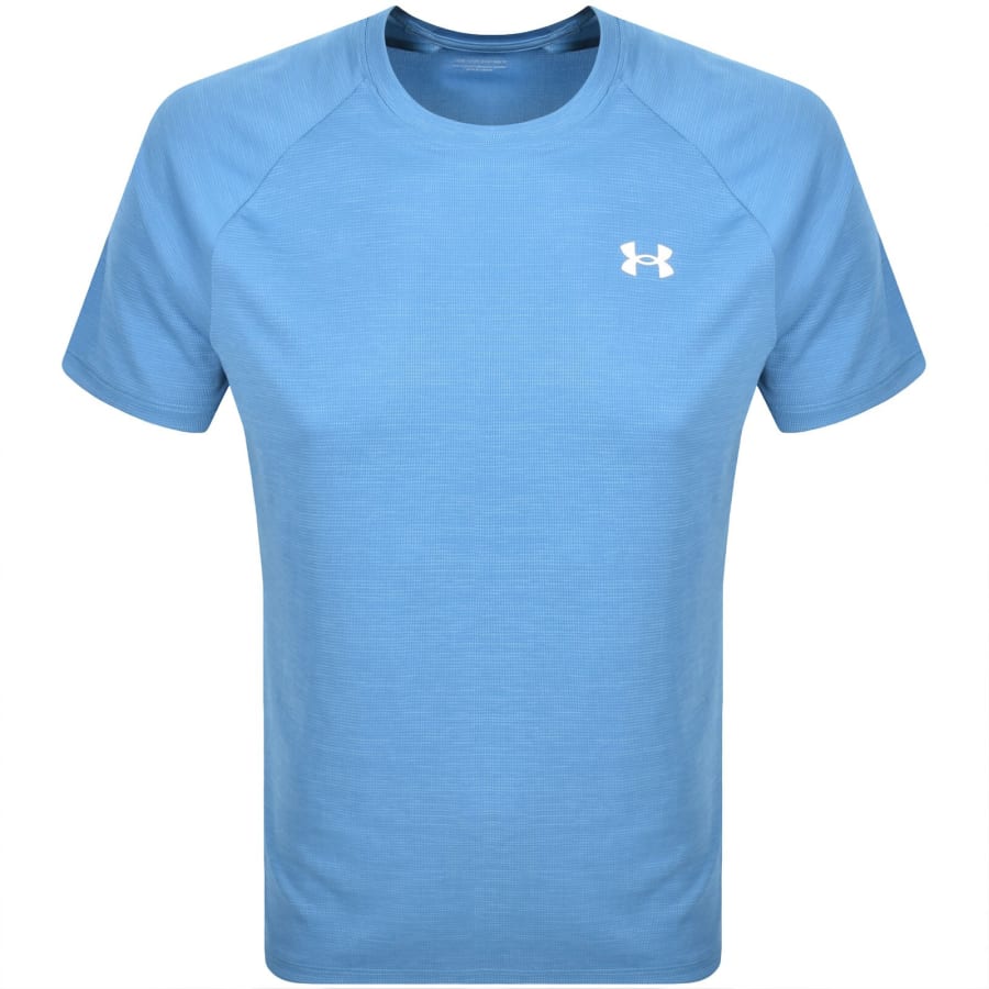 Image number 1 for Under Armour Tech Textured T Shirt Blue
