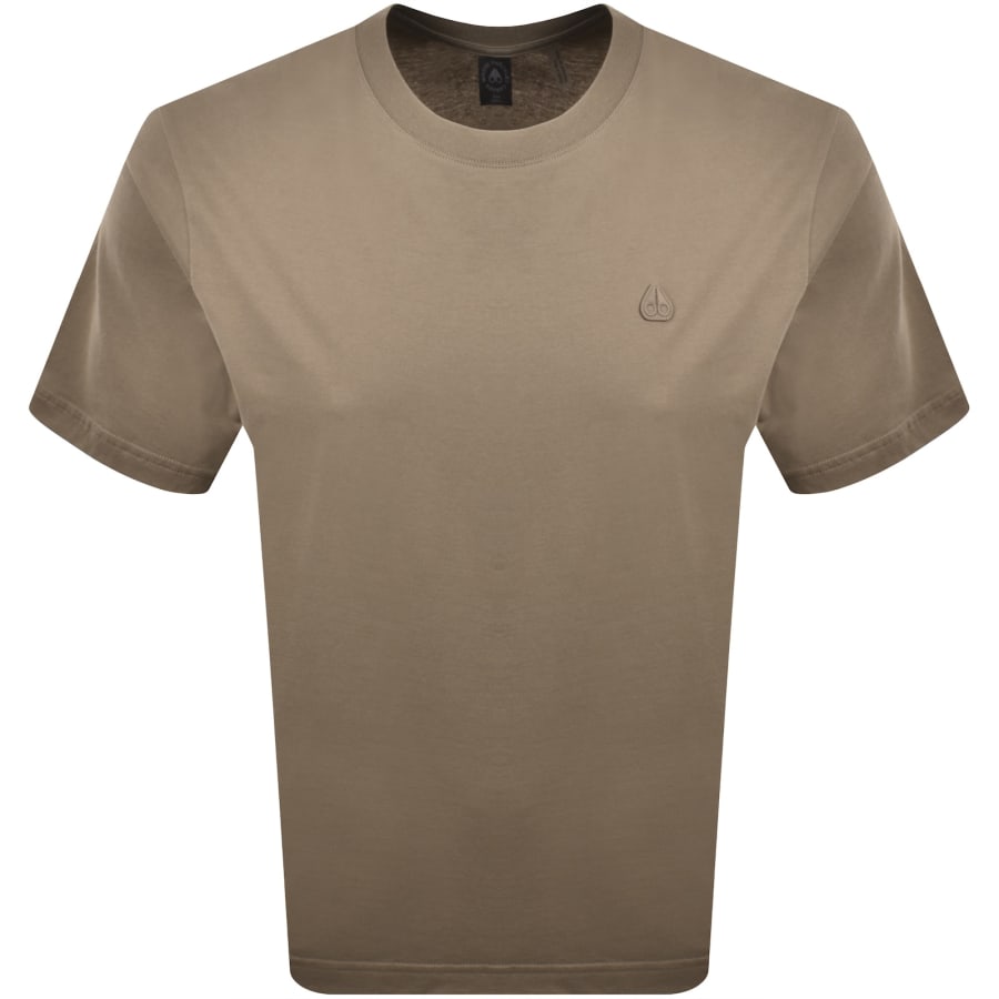 Image number 1 for Moose Knuckles Yul Classic T Shirt Brown