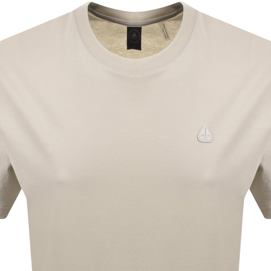 Image number 2 for Moose Knuckles Yul Classic T Shirt Beige