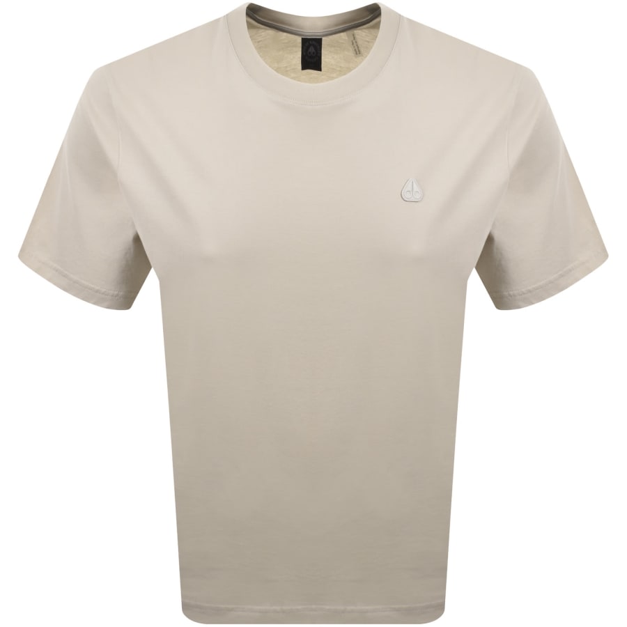 Image number 1 for Moose Knuckles Yul Classic T Shirt Beige