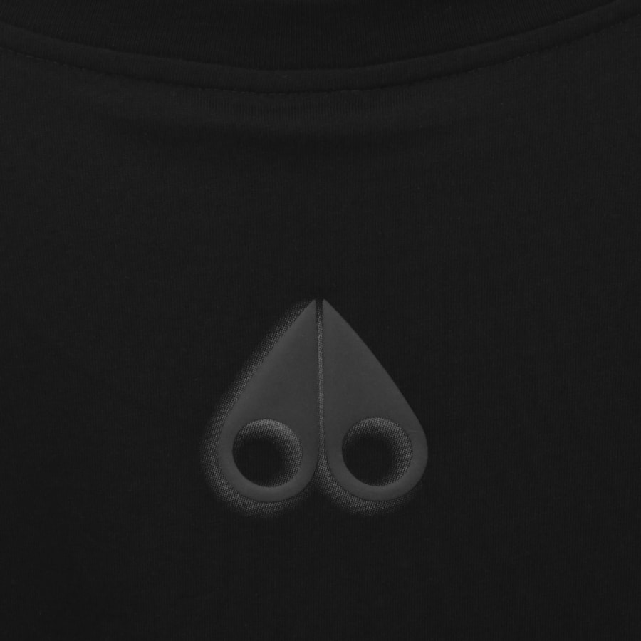 Image number 4 for Moose Knuckles Shadow Logo T Shirt Black