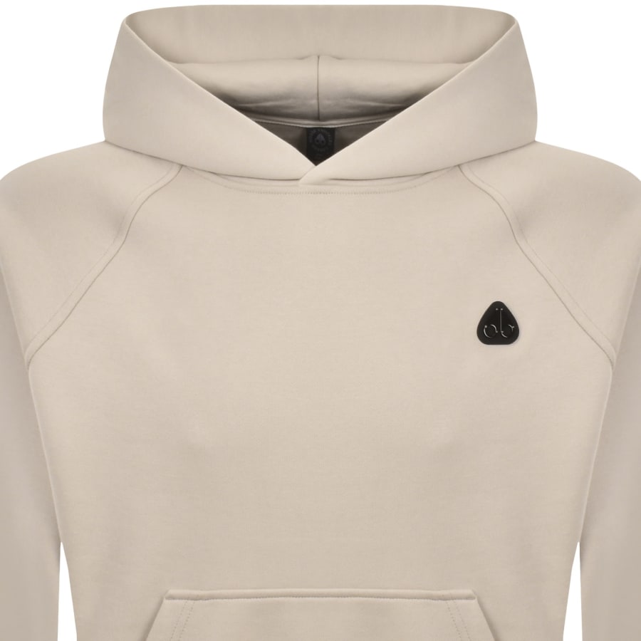 Image number 2 for Moose Knuckles Yul Hoodie Beige
