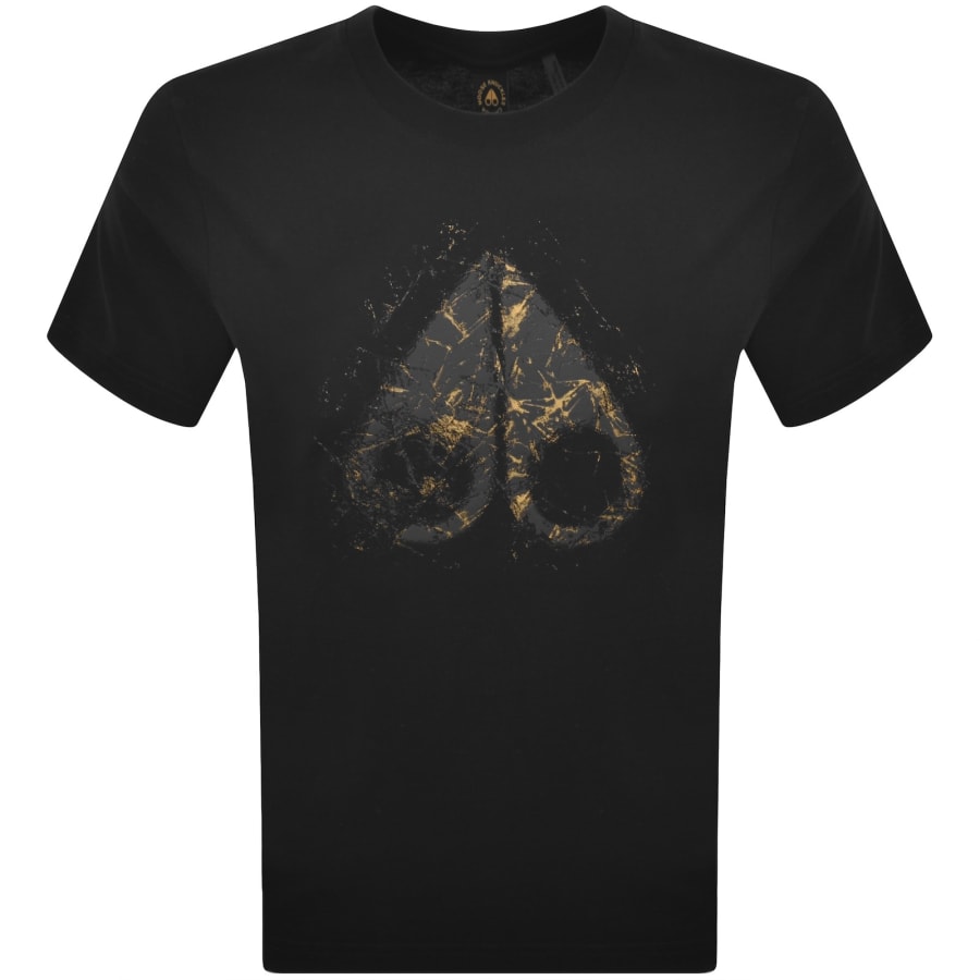 Image number 1 for Moose Knuckles Gold Icebreak T Shirt Black