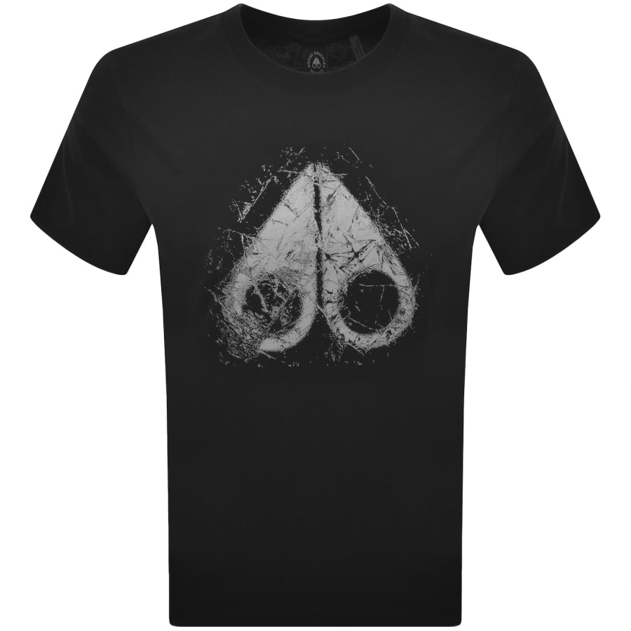 Image number 1 for Moose Knuckles Icebreak Logo T Shirt Black