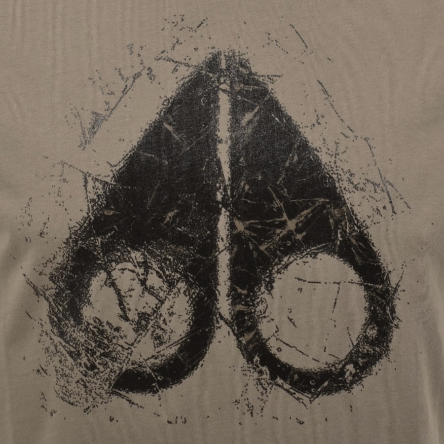Image number 3 for Moose Knuckles Icebreak Logo T Shirt Brown