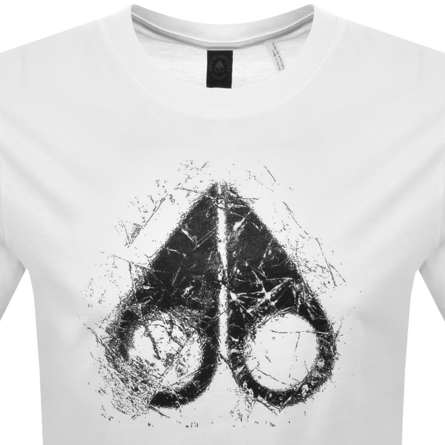Image number 2 for Moose Knuckles Icebreak Logo T Shirt White