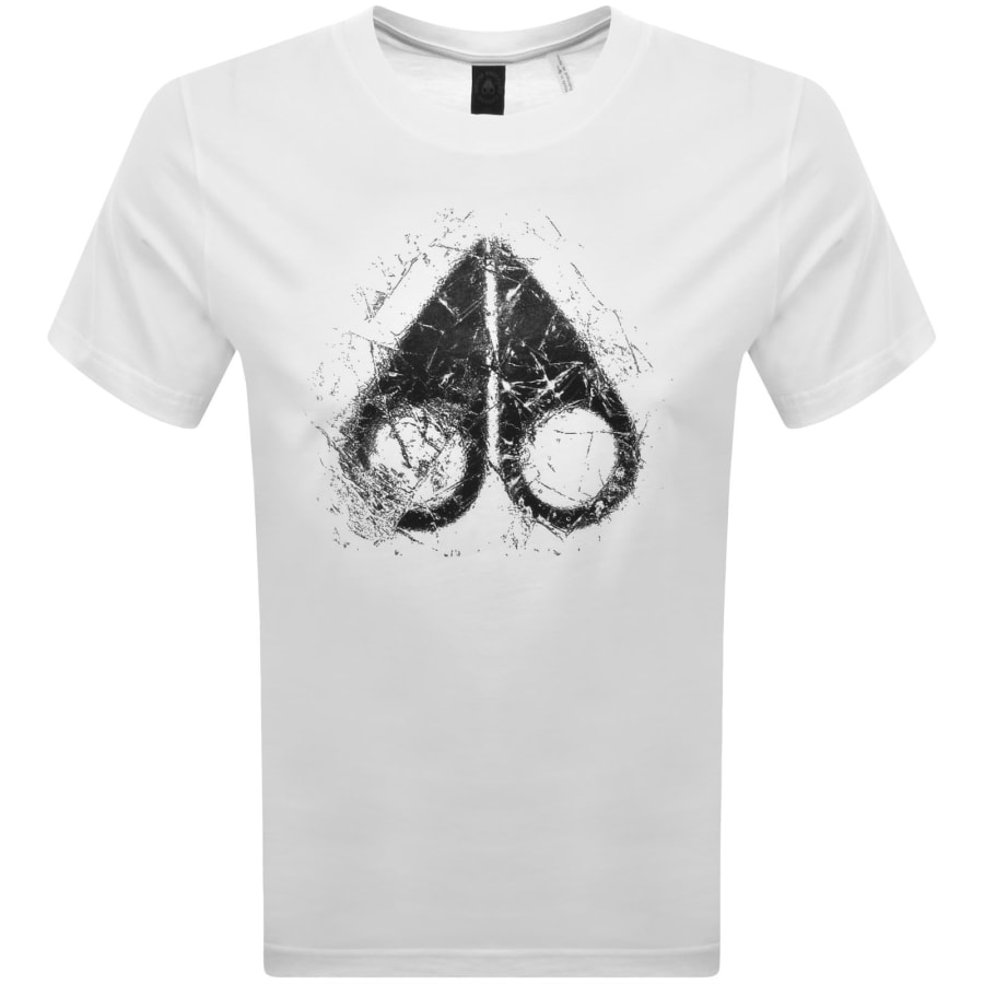 Image number 1 for Moose Knuckles Icebreak Logo T Shirt White