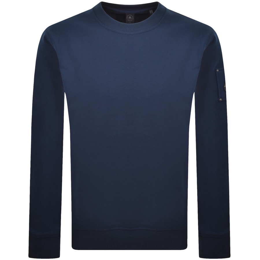 Image number 2 for Moose Knuckles Hartsfield Sweatshirt Blue