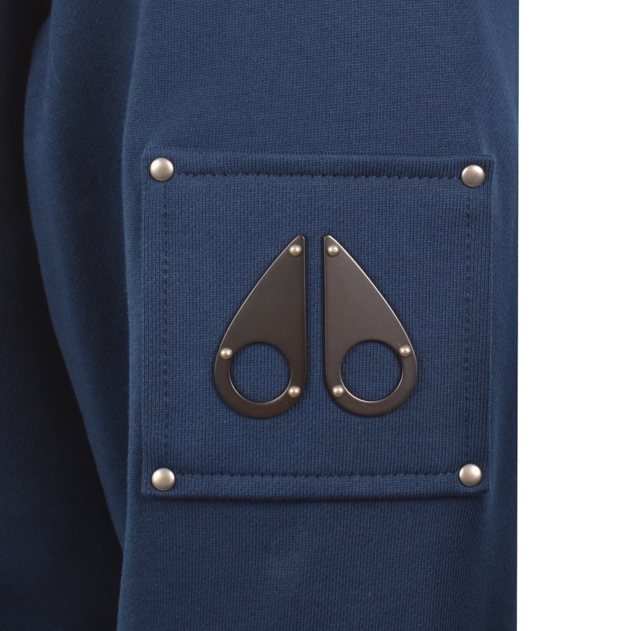 Image number 4 for Moose Knuckles Hartsfield Sweatshirt Blue