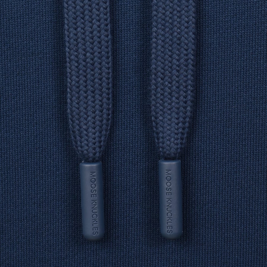 Image number 5 for Moose Knuckles Hartsfield Hoodie Blue