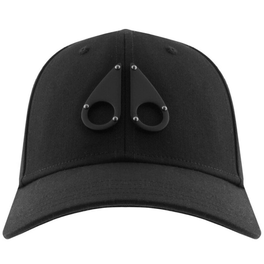 Image number 1 for Moose Knuckles Logo Icon Cap Black