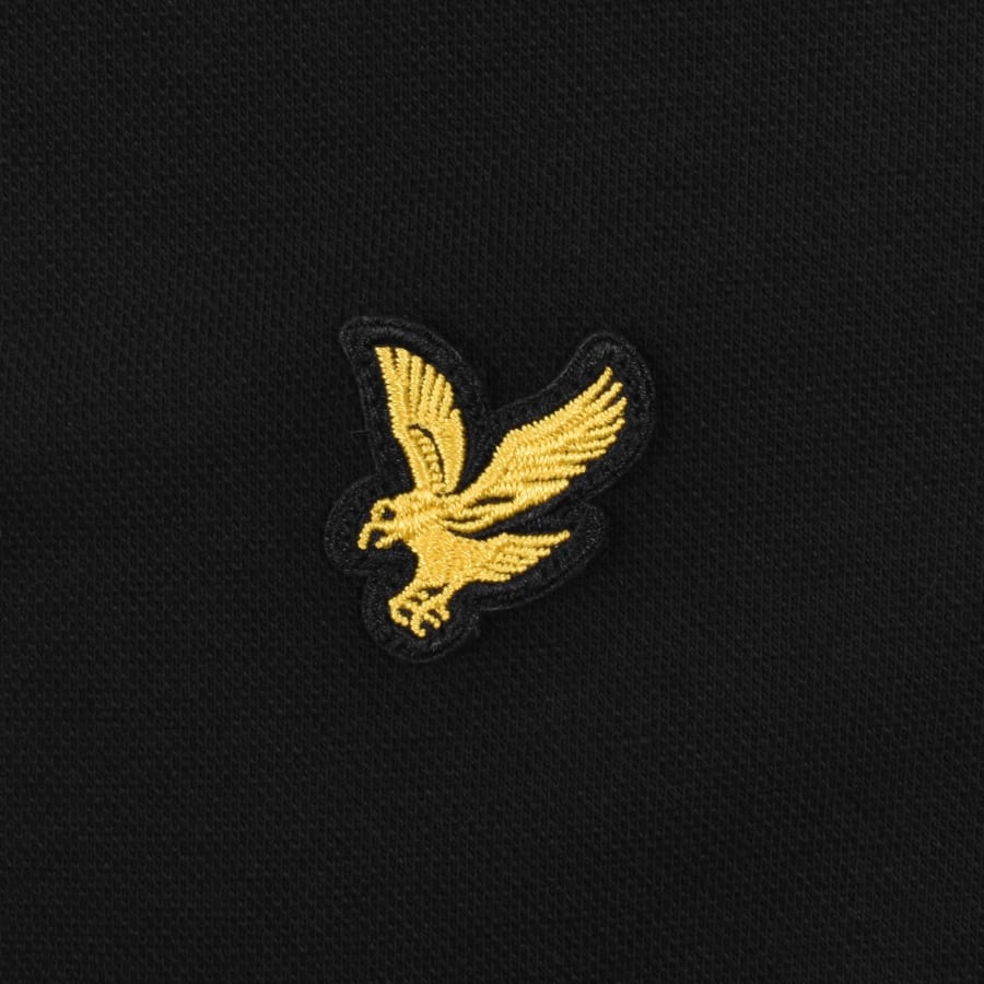 Image number 3 for Lyle And Scott Tipped Track Polo T Shirt Black