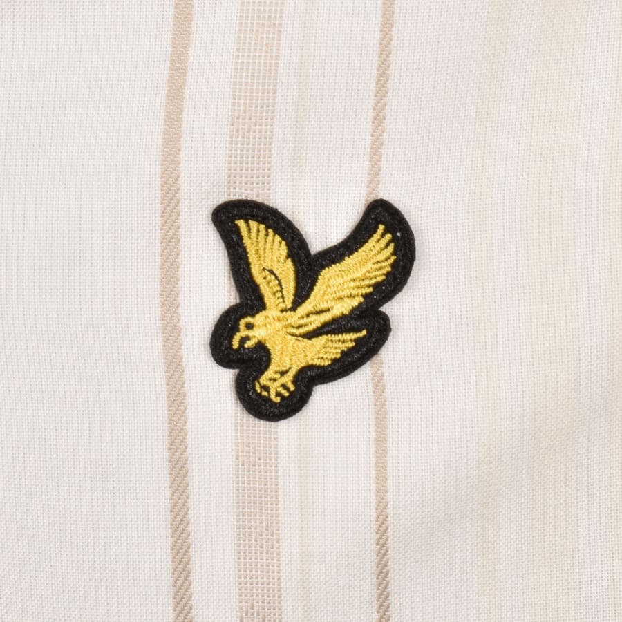 Image number 3 for Lyle And Scott Stripe Shirt Off White