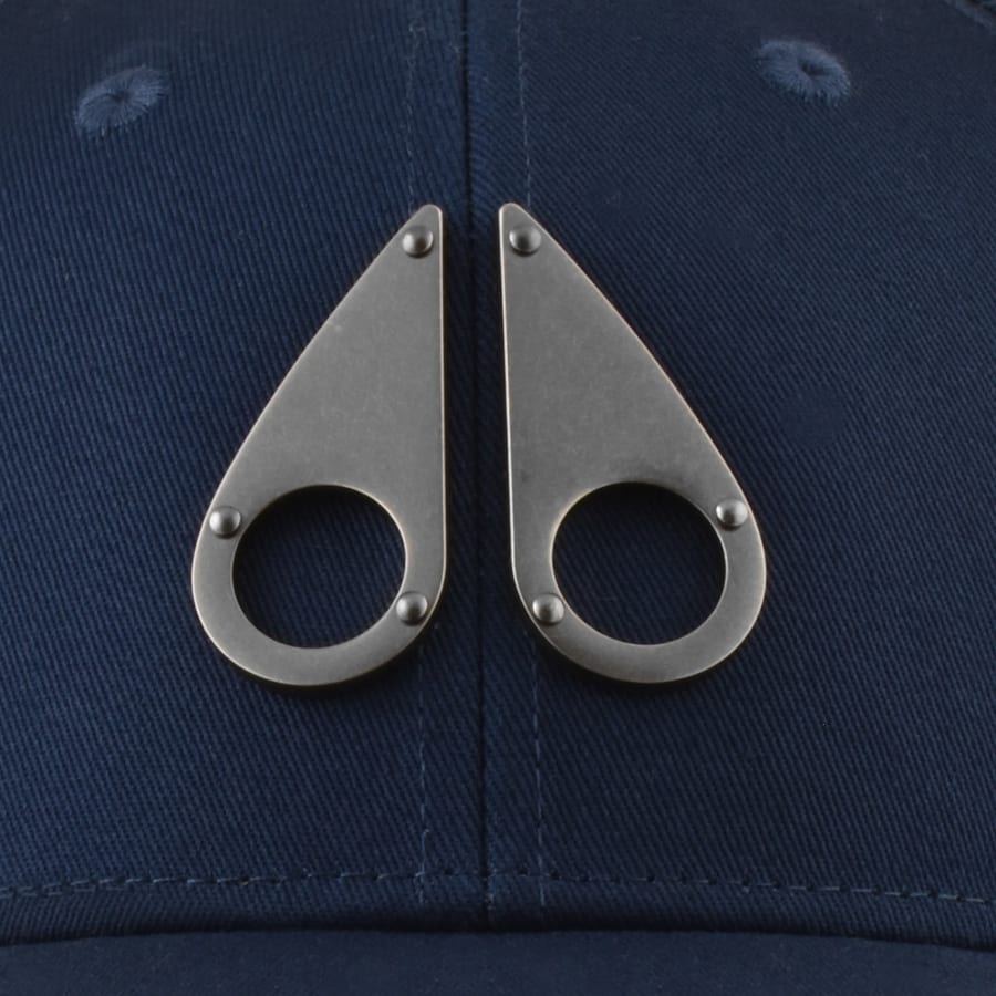 Image number 4 for Moose Knuckles Logo Icon Cap Blue