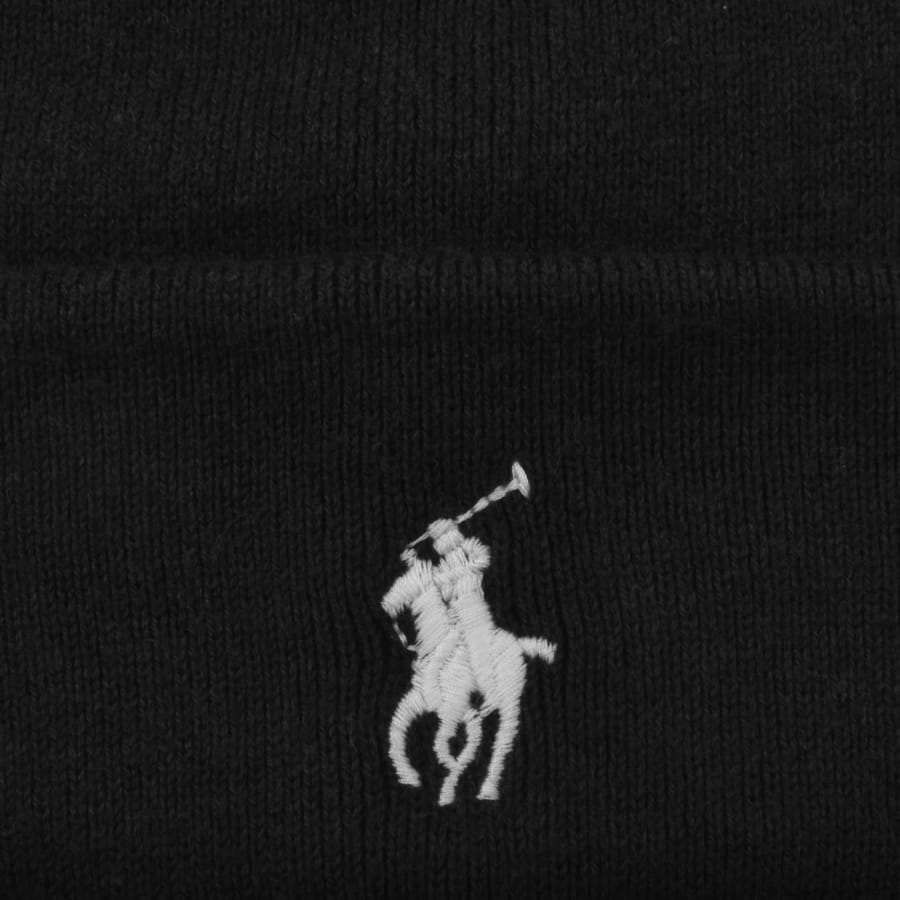 Image number 3 for Ralph Lauren Beanie Hat Black