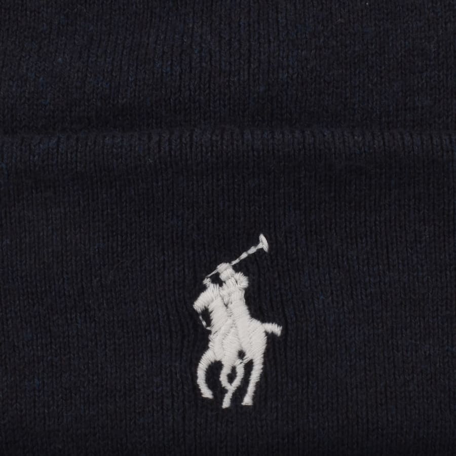 Image number 3 for Ralph Lauren Beanie Hat Navy