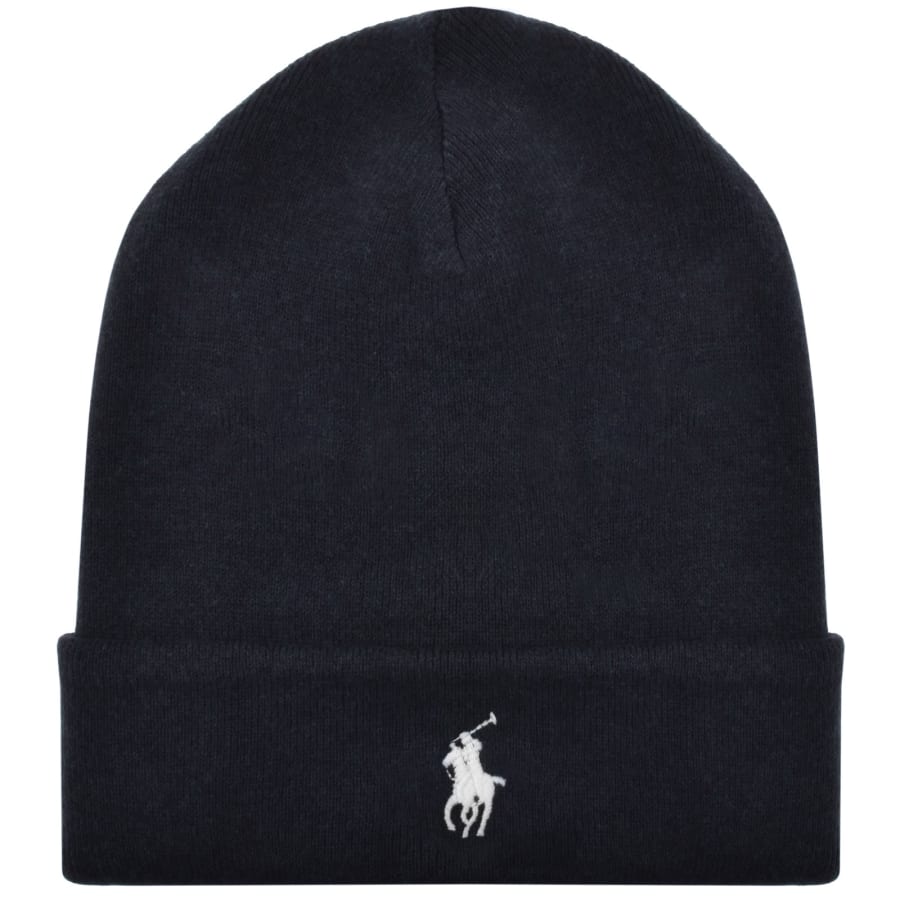 Image number 1 for Ralph Lauren Beanie Hat Navy