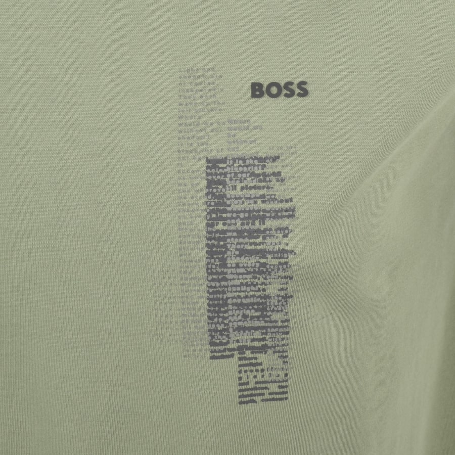 Image number 3 for BOSS TE Footprint T Shirt Green