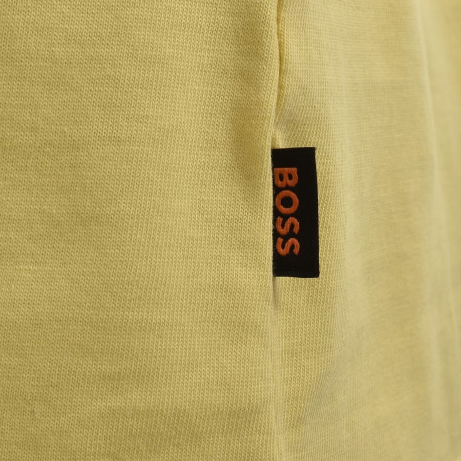 Image number 4 for BOSS TE Footprint T Shirt Yellow