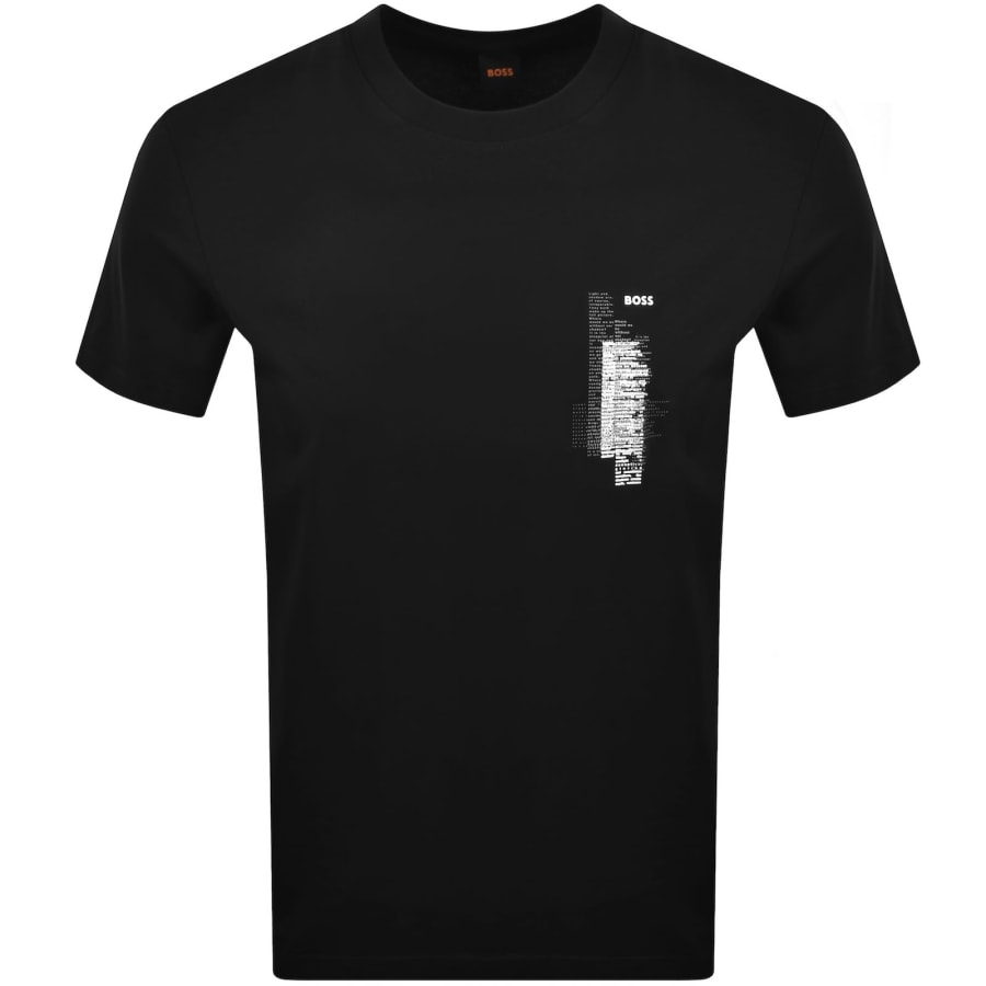 Image number 1 for BOSS TE Footprint T Shirt Black