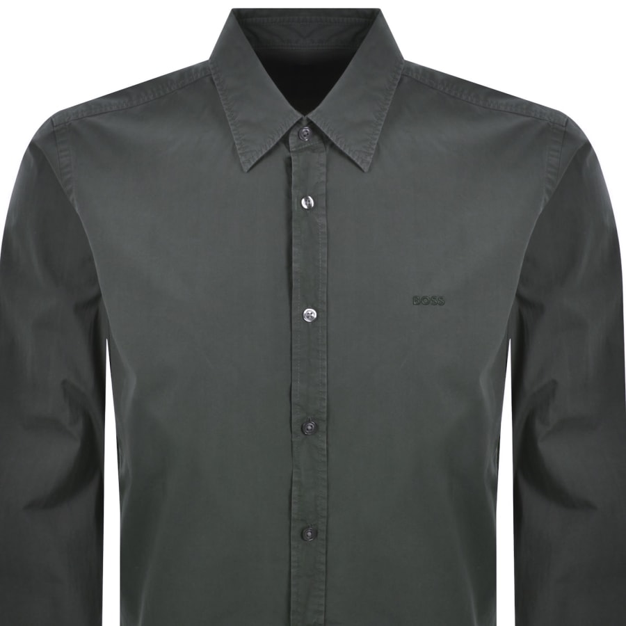Image number 2 for BOSS Relegant 6 Regular Fit Shirt Green