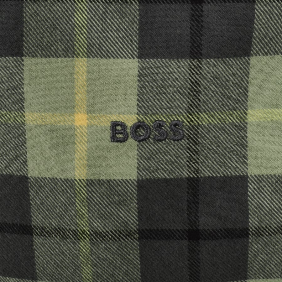 Image number 3 for BOSS Rickert Regular Fit Shirt Green