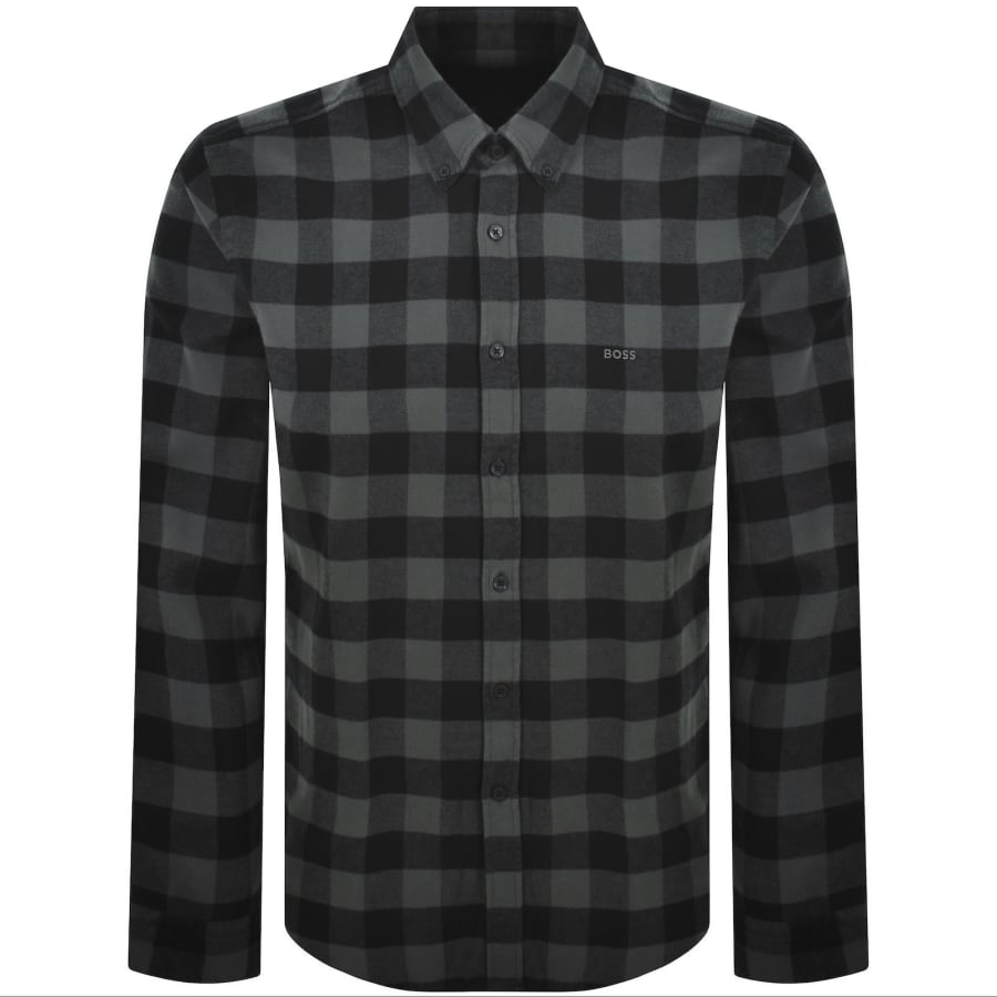 Image number 1 for BOSS Rickert Regular Fit Shirt Green