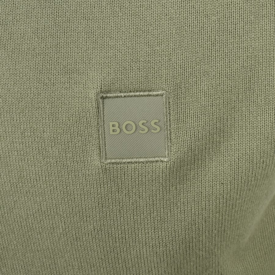 Image number 3 for BOSS Kanovano Knit Jumper Green