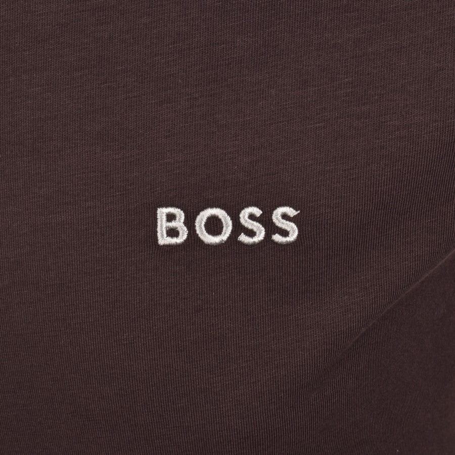 Image number 3 for BOSS Full Zip Sweatshirt Jacket Dark Brown
