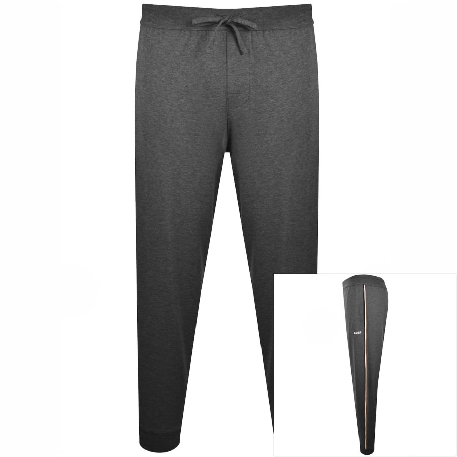 Image number 1 for BOSS Unique Joggers Medium Grey