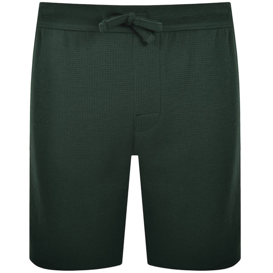 Image number 2 for BOSS Waffle Shorts Dark Green