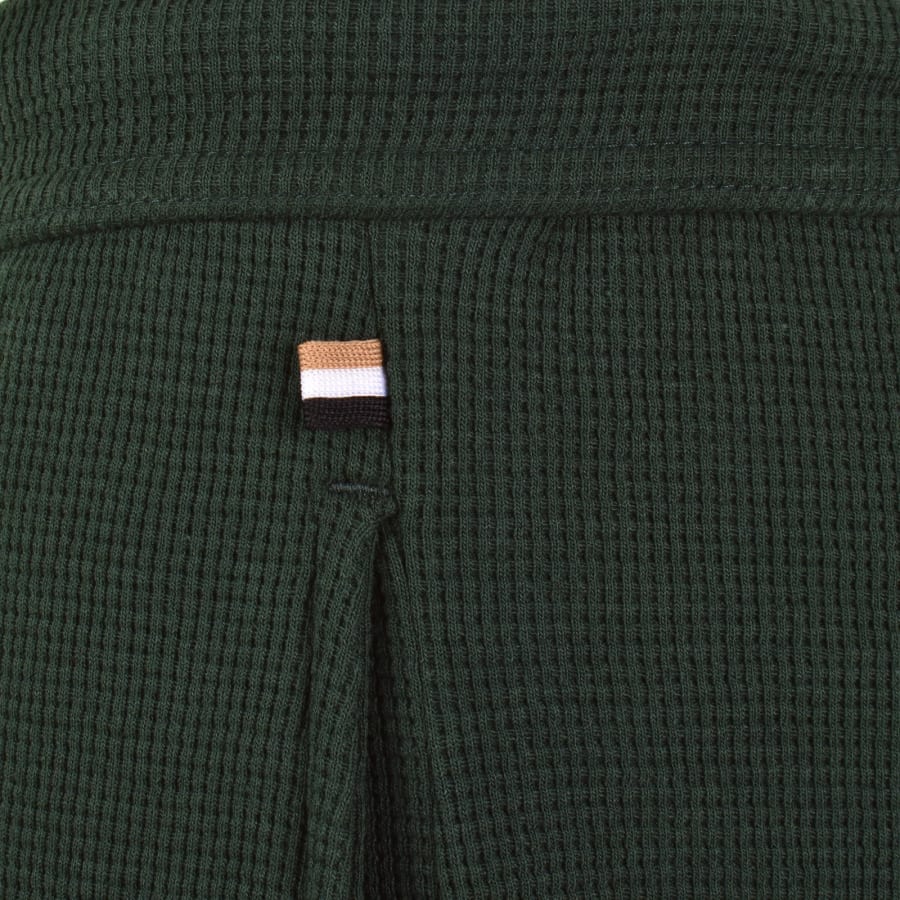 Image number 5 for BOSS Waffle Shorts Dark Green