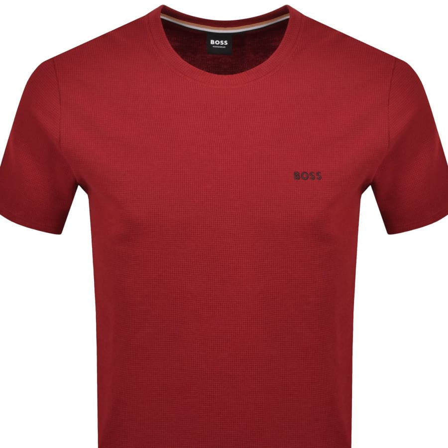 Image number 2 for BOSS Waffle T Shirt Red
