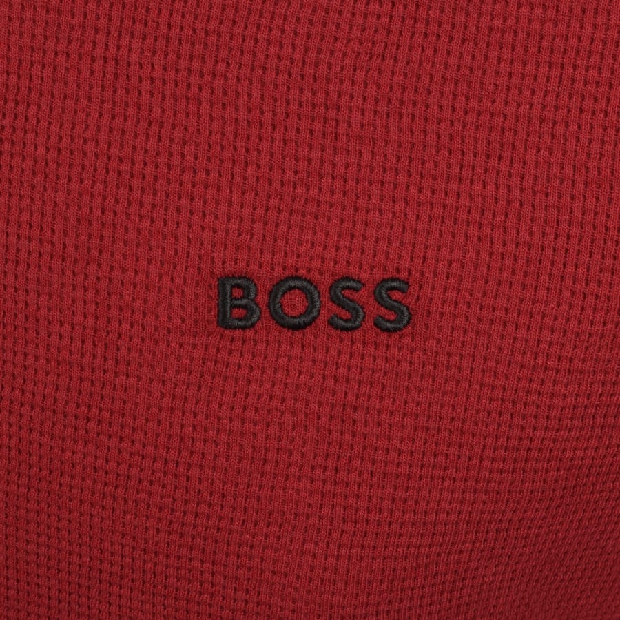 Image number 3 for BOSS Waffle T Shirt Red