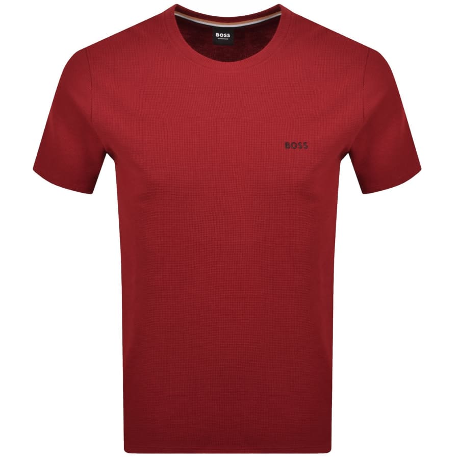 Image number 1 for BOSS Waffle T Shirt Red
