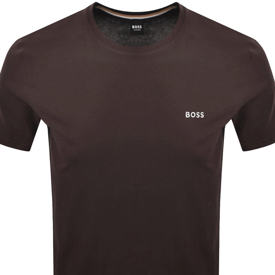 Image number 2 for BOSS Mix And Match T Shirt Dark Brown
